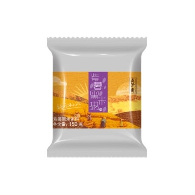 150克紫薯黑米粥料